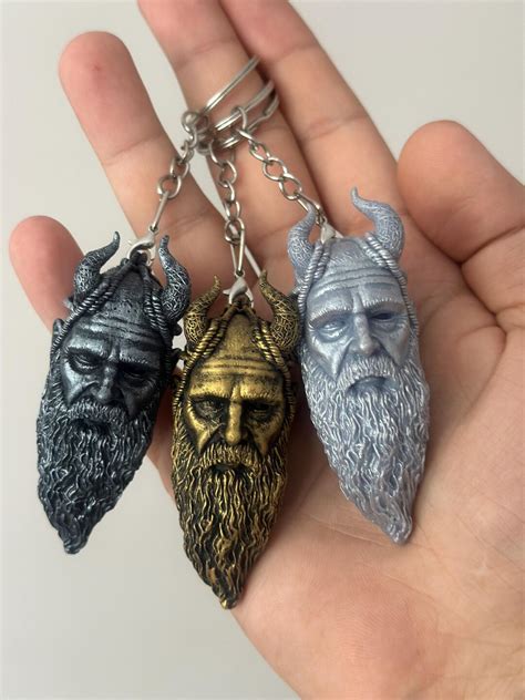 Mimir Keychain 3D Figure - Etsy