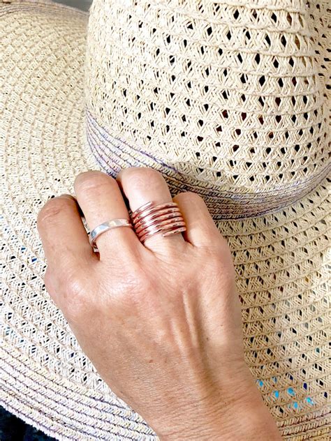 Spiral Copper Ring Copper Rings for Women Copper Ring - Etsy