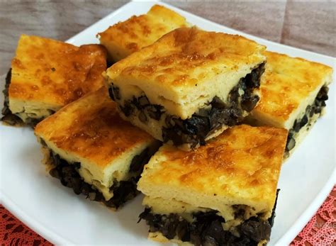 Заливний пиріг з грибами! Тісто, підходить для будь-якої начинки.