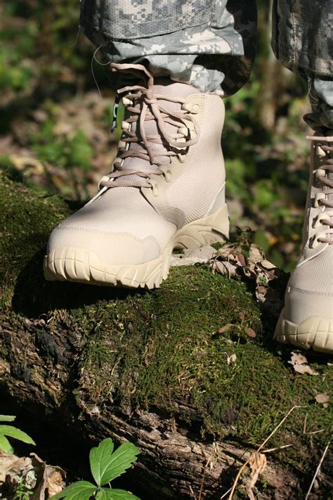 6″ & 8″ Tan Military Tactical Boots | Waterproof Multi-Functional Boots