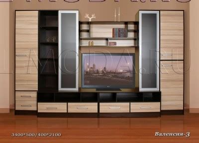 СТЕНКА ВАЛЕНСИЯ 3 (бесплатная доставка) купить за 49139 руб.