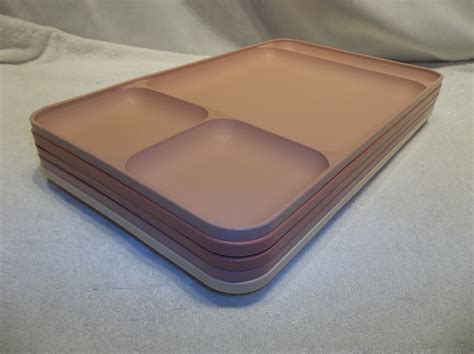 Vintage Tupperware Serving Trays Set of 5 Pale Country - Etsy