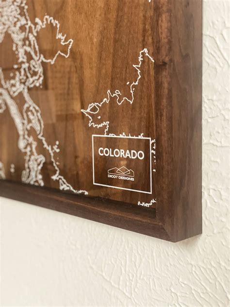 CUSTOM MAP Topo Wall Art - Etsy