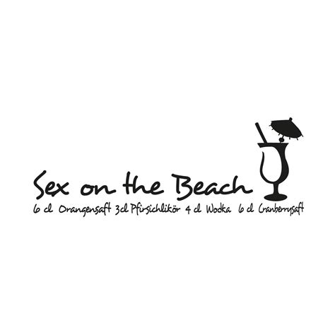 Wandtattoo Sex on the Beach - mit diesem Cocktail Rezept kommt das
