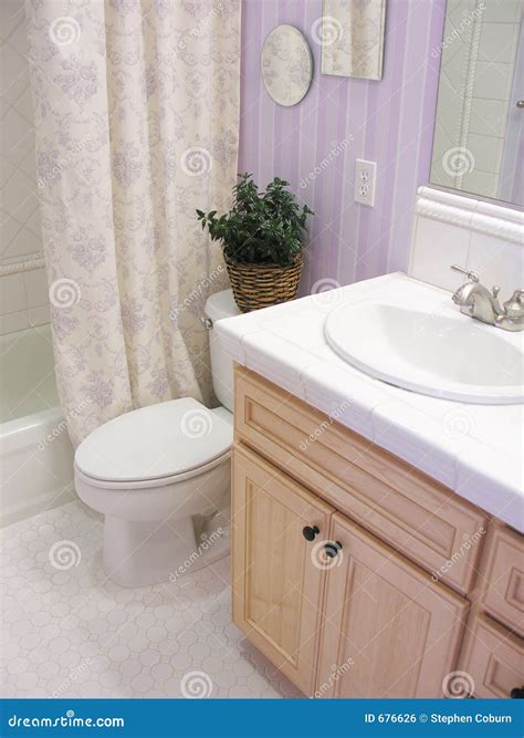 Lavender Bathroom Walls