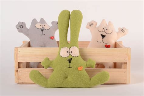 Купить Детская игрушка handmade игрушка из флиса мягкая игрушка заяц ...