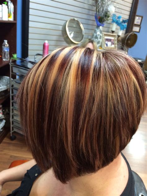 Red Lowlights In Blonde Hair