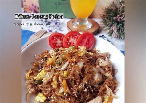 resep bihun goreng pedas oleh julie kustianingsih cookpad