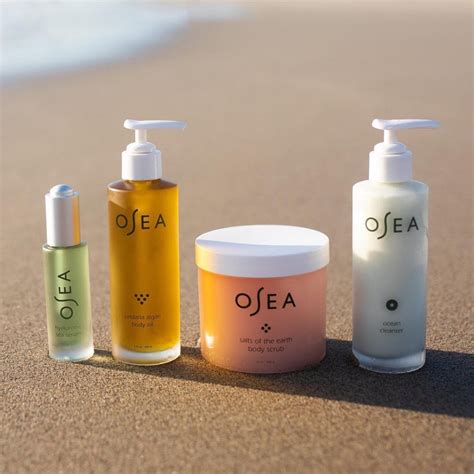 osea skincare osea body balm beach themed skincare packaging osea