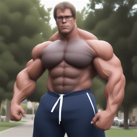 AI Images of Giga Chad Giant Humongous Muscles