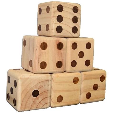 jeu dexterieur de  des geants en bois
