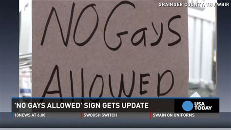 'No Gays Allowed' sign put up at hardware store