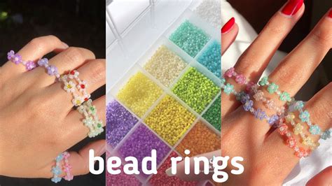 how to make beaded rings
