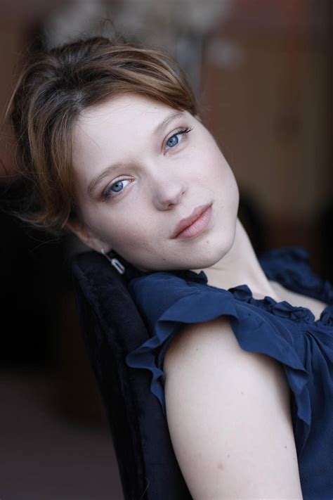蕾雅·瑟杜,妇女,blueeyes,金发,lookingatviewer,女演员-千叶网