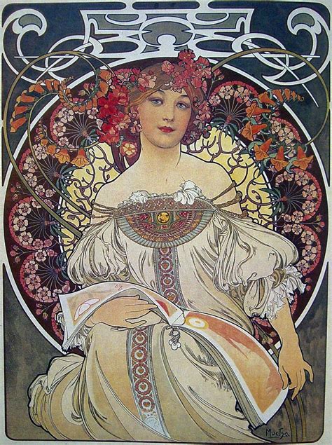 Alphonse Mucha Vintage Art Free Stock Photo - Public Domain Pictures