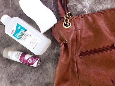 how to clean stain from leather bag