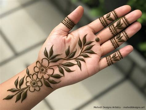 discover top easy front hand simple mehndi design