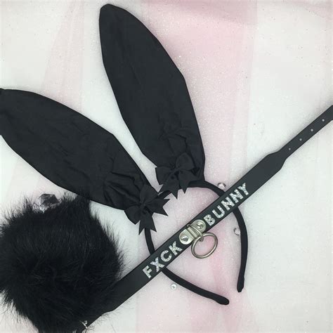 Costume Tails & Ears 18 Fox Kitty bunny rabbit puppy Ears Collar Leash