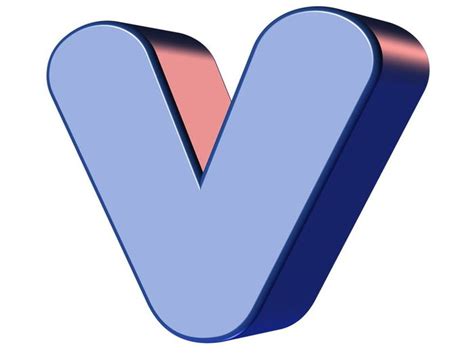 Буква V английского алфавита в красивых картинках для детей.