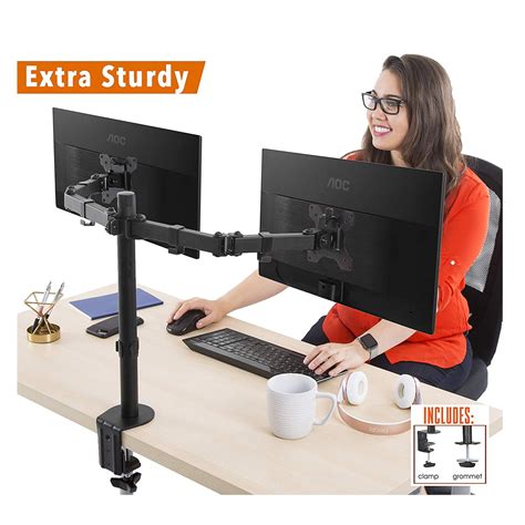 Top 10 Best Dual Monitor Stands in 2021 Reviews | Buyer's Guide