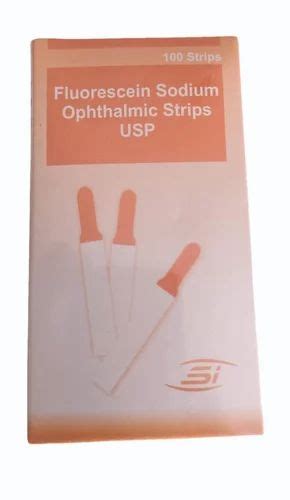 Fluorescein Sodium Ophthalmic Strips USP at ₹ 250/box | Ophthalmic ...