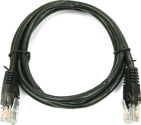 Патч-корд Kingda UTP CAT 5e 0.25 м Черный (PAUT3025-BK) – фото, отзывы ...