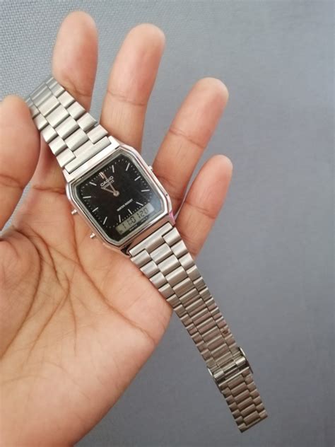 Casio Dual Time Watch, Women's Fashion, Watches & Accessories, Watches ...