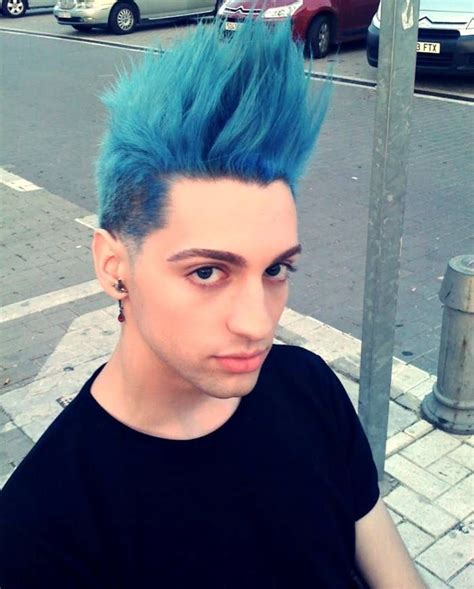blue hair color men - Margene Pulido