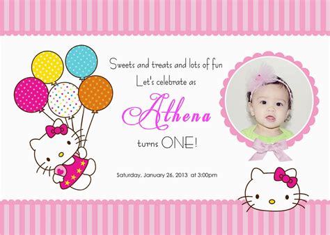 Hello Kitty Birthday Invitation Maker Create Hello Kitty Birthday ...