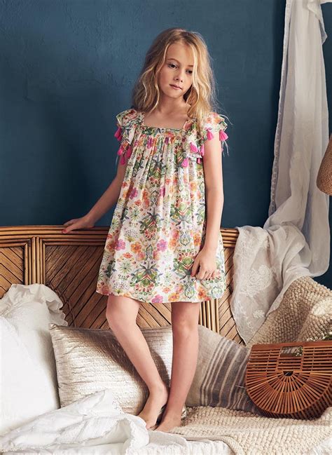 Nellystella Chloe Dress in Summer Floral | Little girl fashion, Kids ...