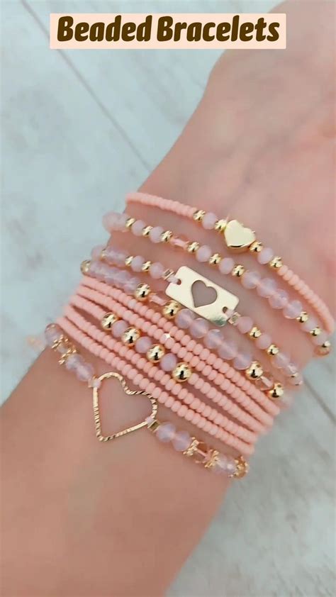 beaded bracelets beaded bracelets girly bracelets preppy jewelry