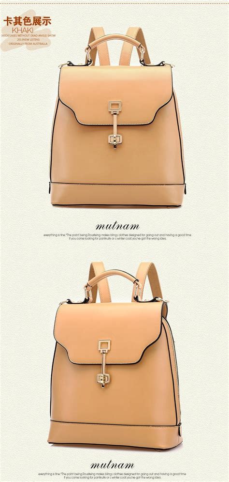 BeiBaoBao - Faux-Leather Backpack | YesStyle | Faux leather backpack ...