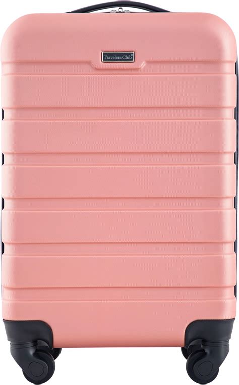 Amazon.com | Travelers Club Cosmo Hardside Spinner Luggage, Silver, 2