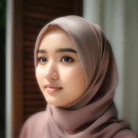 Premium AI Image | photo beautiful woman wearing hijab