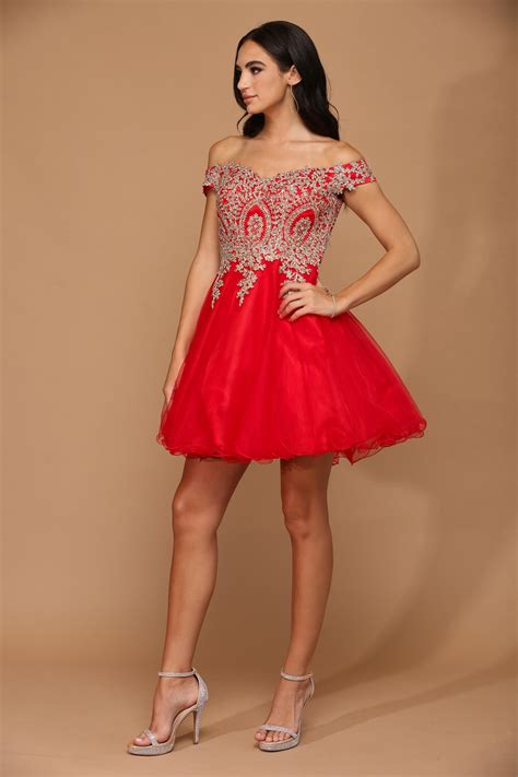 Ice Blue Short Prom Off Shoulder Homecoming Cocktail Dress - Prom