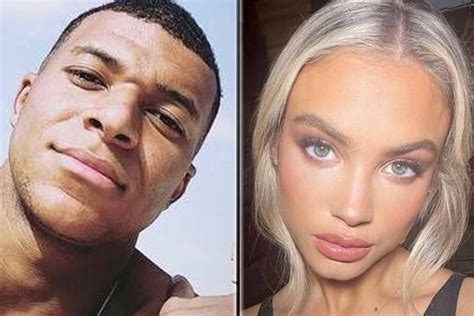celebrities rose bertram denies   affair  mbappe  hits