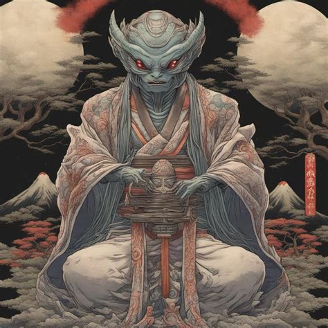 Shinto Kami Alien Spirit by JasonDevArt on DeviantArt