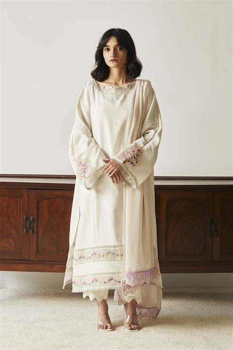 pakistani long kameez  trousers  dupatta suit