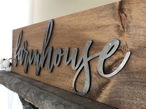 Farmhouse Sign Farmhouse Wall Decor Metal Sign Metal | Etsy