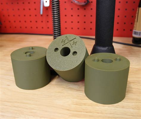 3D Printed Spacers for Adex Adjustable Heavy Club - 3 Pc - Army Green