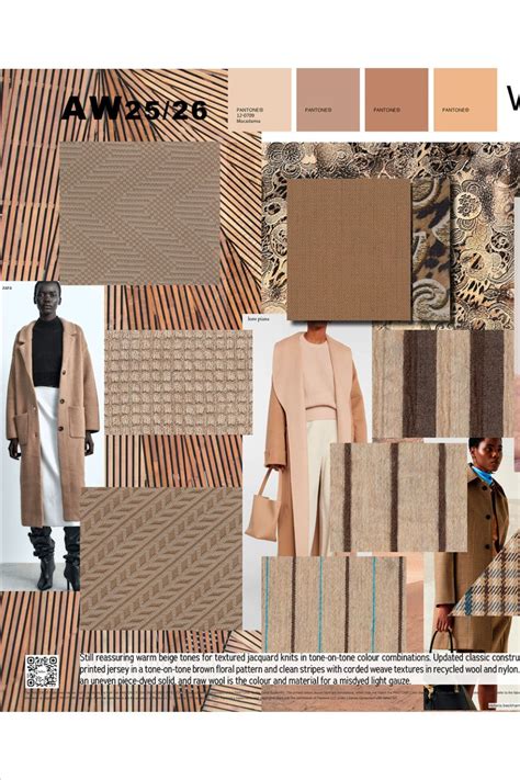 Womenswear Colour and Fabric Trends AW 25/26 | Mood board fashion