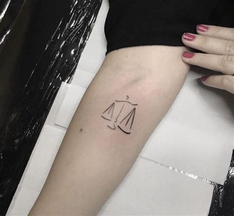 Balance tattoo on the back of the neck – Artofit