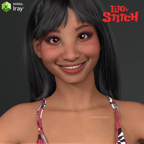 Sza Cartoon Series - Adult Lilo Pelekai & her expressions Daz Content