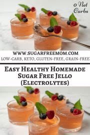 Easy Healthy Homemade Sugar Free Jello (Electrolytes) - Sugar-Free Mom