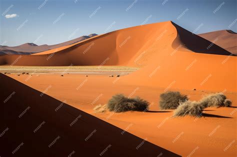 Premium AI Image | African desert landscape Travel nature Generate Ai
