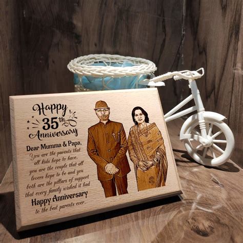 Personalized Anniversary Gifts Rustic Anniversary Gift Custom | My XXX ...