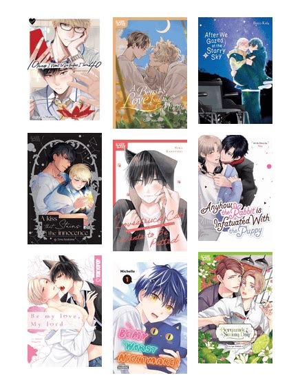 boys love manga  graphic novels comics featuring gay couples