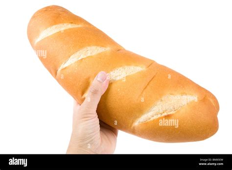 loaf  bread close  shot isolated stock photo alamy