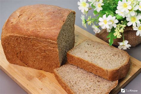 Ржаной хлеб кирпичик, простой и вкусный рецепт в духовке