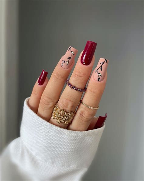 20 Latest Dark Red Nail Ideas To Try In 2024!